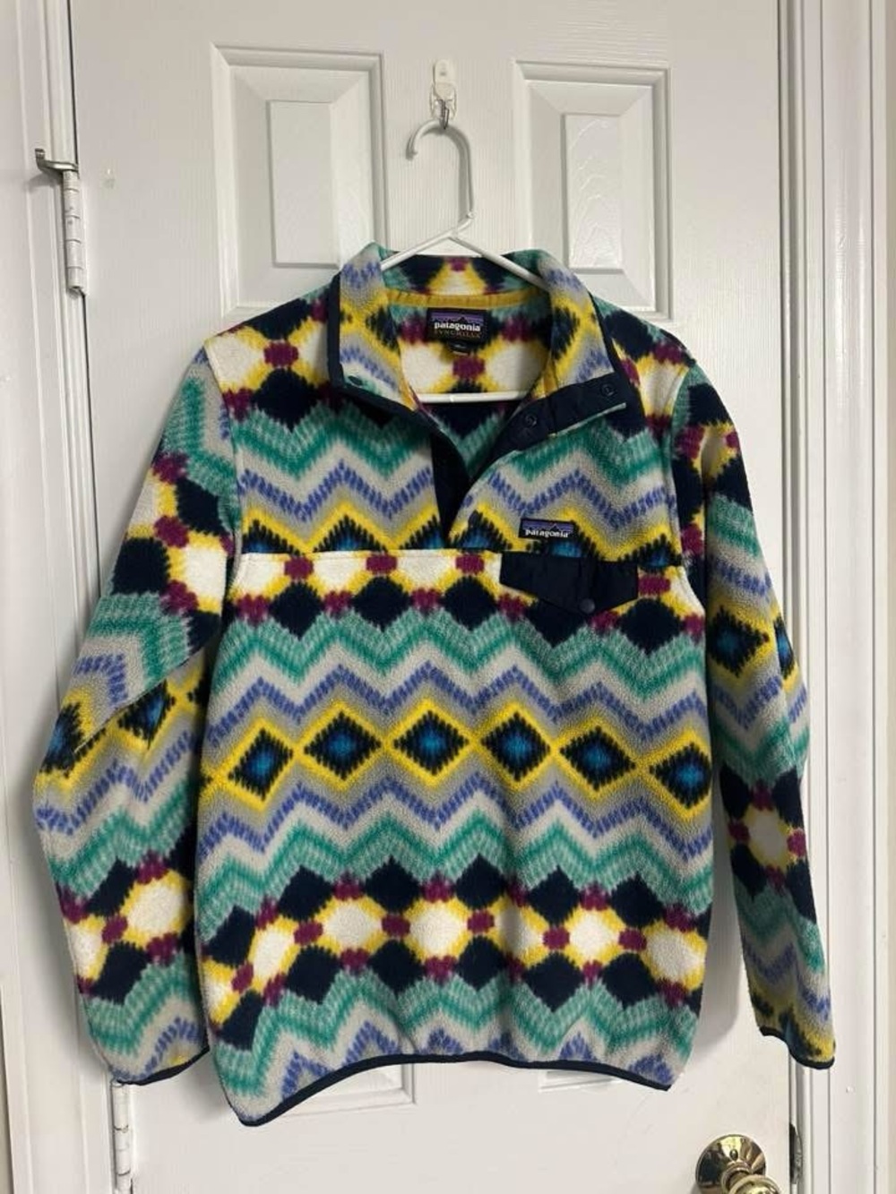 Patagonia Synchilla Aztec Fleece Pullover Jacket Size XS